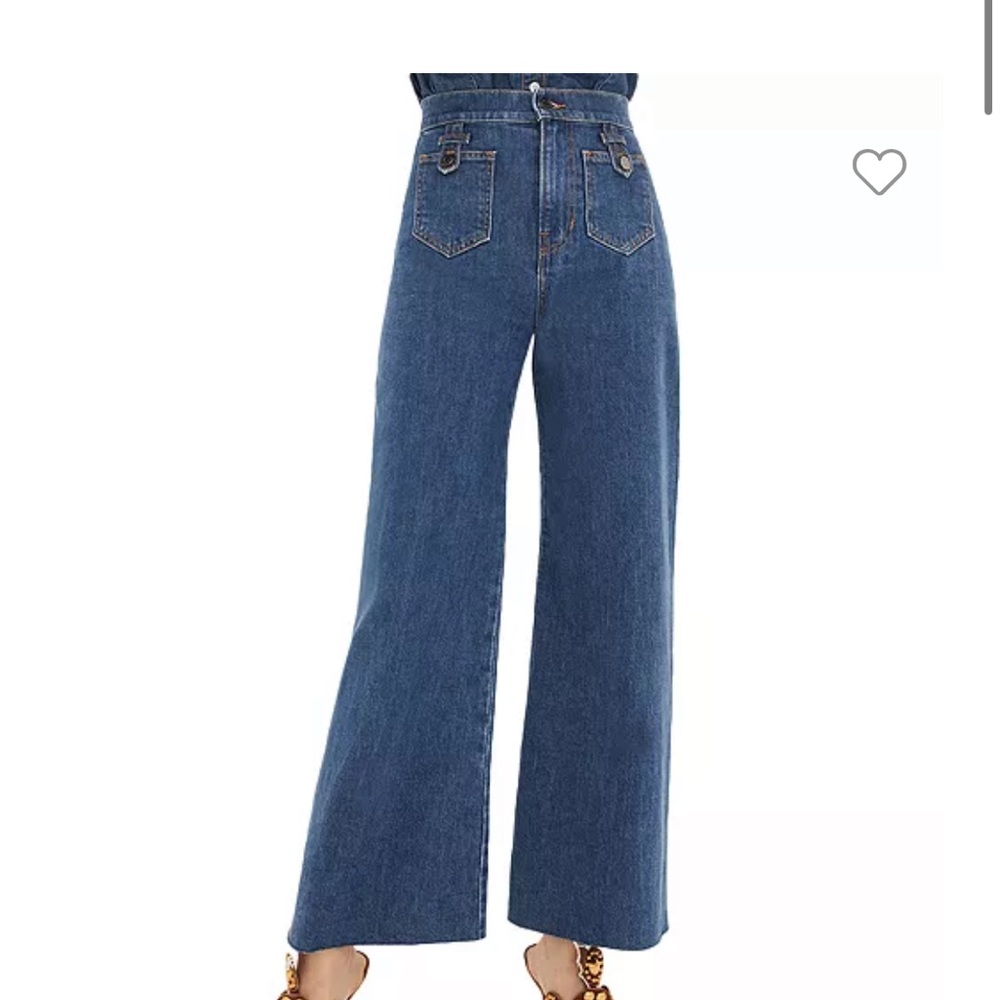 NWT Veronica Beard jean “Grant wide leg high rise” SIZE 25